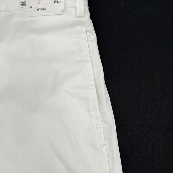Maus & Hoffman Chino Shorts Men's Size 38 White Pockets Flat front - Picture 5 of 10